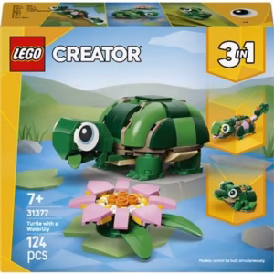 LEGO CREATOR 3 EN 1 Tortuga con flor de Nenufar