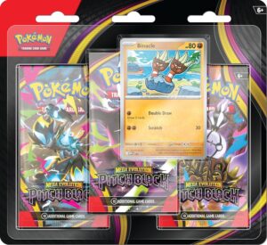 PKM - Mega Evolution: Pitch Black - 3 Pack Blister
