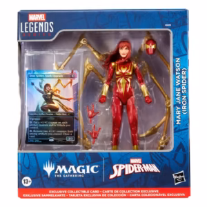 Marvel Legends Magic: The Gathering Figura Mary Jane Watson (Iron Spider) (con carta exclusiva metalizada) 15 cm