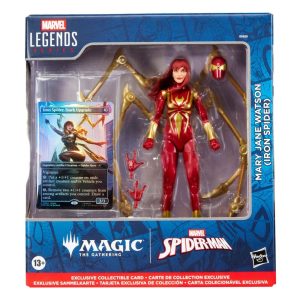 Marvel Legends Magic: The Gathering Figura Mary Jane Watson (Iron Spider) (con carta exclusiva metalizada) 15 cm