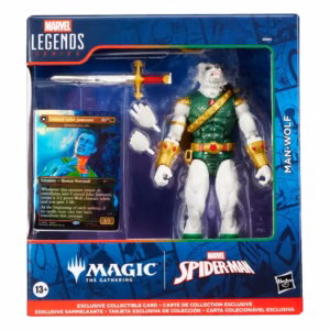 Marvel Legends Magic: The Gathering Figura Man-Wolf (con carta exclusiva metalizada) 15 cm