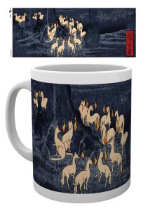 Japanese Art Taza New Years Eve Foxfire by Utagawa Hiroshige