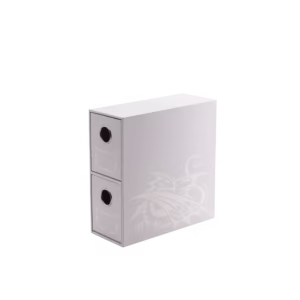 Fortress - 2-Card Drawers Vertical - White