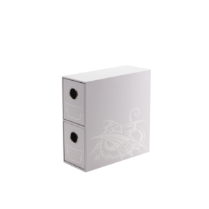 Fortress - 2-Card Drawers Vertical - White