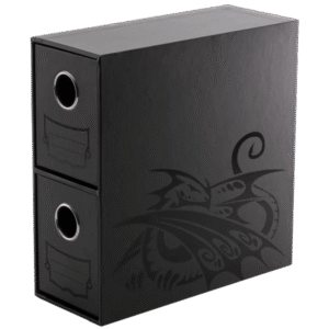 Fortress - 2-Card Drawers Vertical - Black