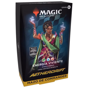 MTG - Mazo de Commander Aetherdrift: Energía Viviente - (Español)