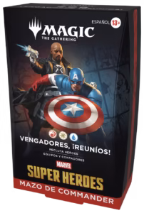 MTG - Mazo Commander  Super Heroes Vengadores Reuníos - ESPAÑOL