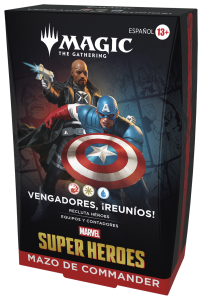 MTG - Mazo Commander  Super Heroes Vengadores Reuníos - ESPAÑOL