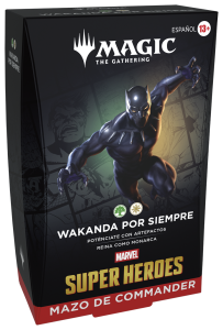 MTG - Mazo Commander  Super Heroes Wakanda Por Siempre - ESPAÑOL