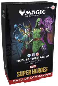 MTG - Mazo Commander  Super Heroes Muerte Triunfante - ESPAÑOL