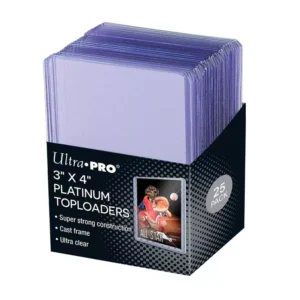 Fundas Standard Ultra Clear Platinum Toploader (25 Unidades)