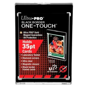 UP - 35PT Black Border UV One-Touch Magnetic Holder