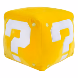 Super Mario Peluche Mocchi-Mocchi Mega Signo de interrogación - Bloque 22cm