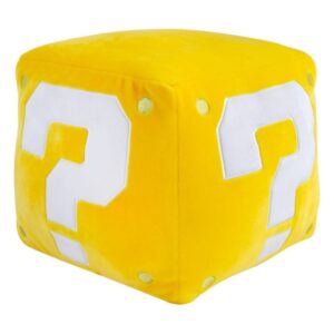 Super Mario Peluche Mocchi-Mocchi Mega Signo de interrogación - Bloque 22cm