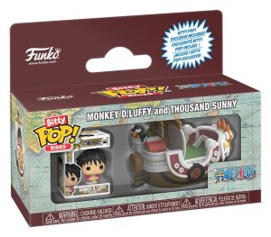 One Piece Bitty POP! Ride Vinyl Figura Thousand Sunny w/Luffy 2,5 cm
