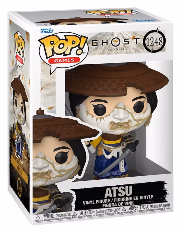 Ghost of Yotei POP! Games Vinyl Figura Atsu 9 cm