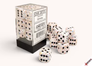 Speckled® 16mm d6 Birthday Dice Block (12 dice)