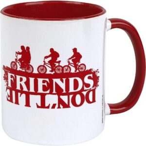 Stranger Things Taza Coloured Inner Friends Don't Lie