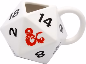 Dungeons & Dragons 3D Taza Dice