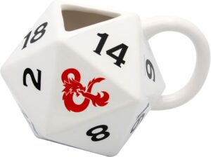 Dungeons & Dragons 3D Taza Dice