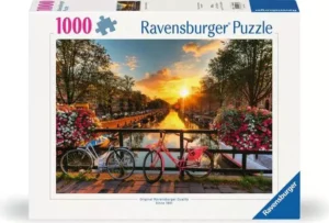 Puzzle Bicycles in Amsterdam  (1000 piezas)